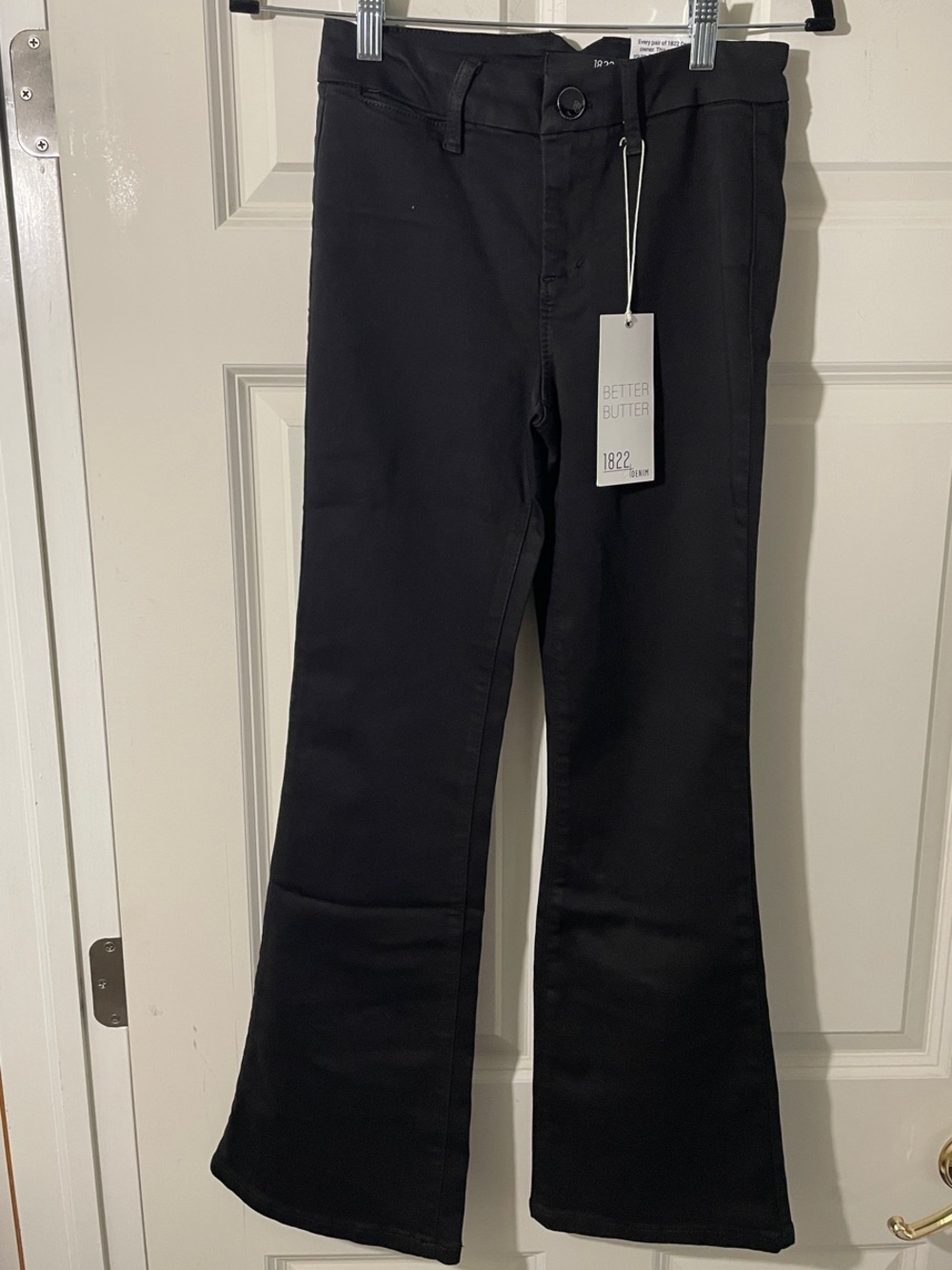 1822 Butter Denim Black High-Rise Flare Jeans it’s Butter but Better